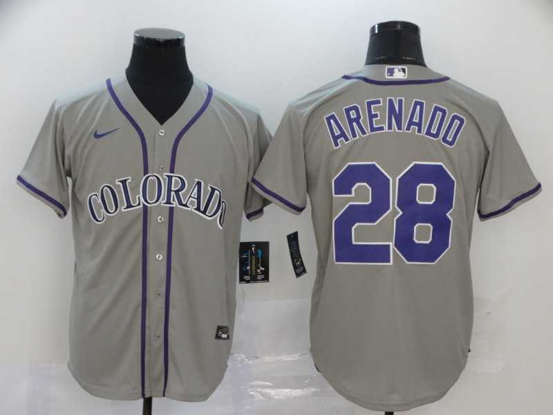 Rockies 28 Nolan Arenado Gray 2020 Nike Cool Base Jersey,We sell and wholesale Rockies 28 Nolan Arenado Gray 2020 Nike Cool Base Jersey on line form chian!